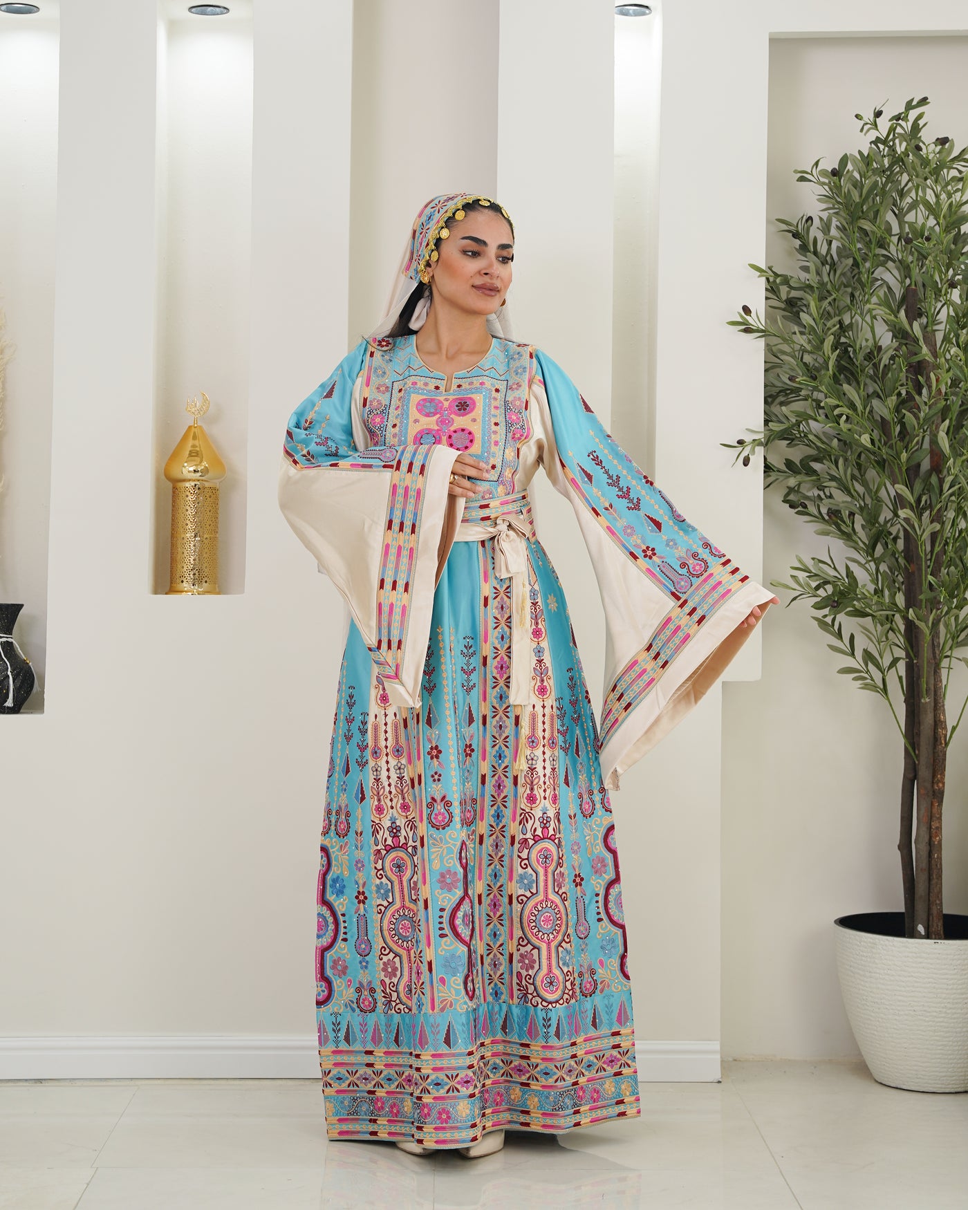 Heritage Of Jerusalem - High Quality Embroidered Palestinian Thobe Dre ...