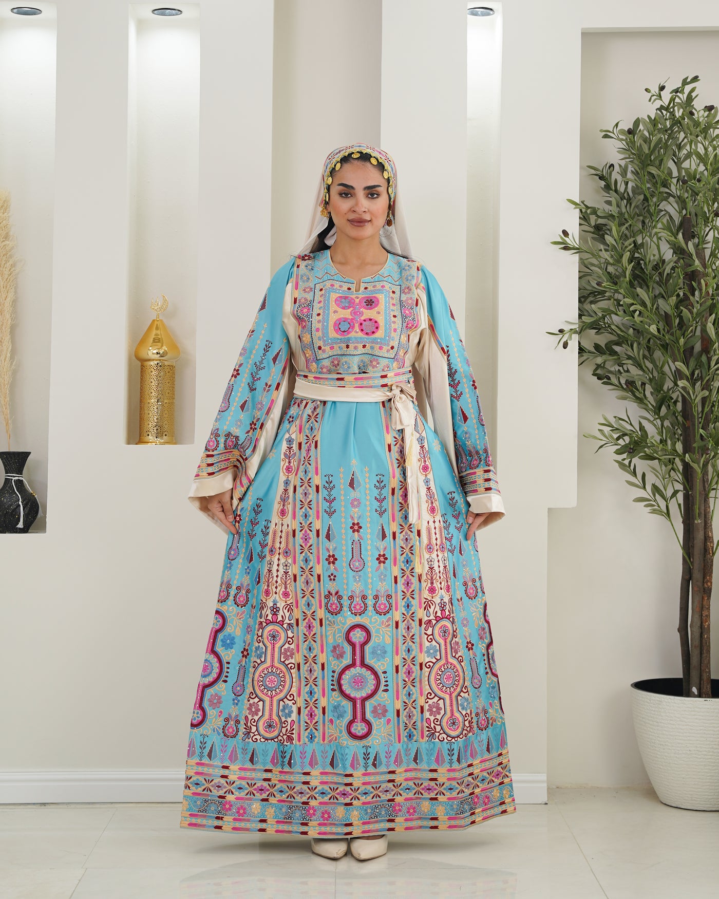 Heritage Of Jerusalem - High Quality Embroidered Palestinian Thobe Dre ...
