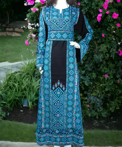 Hebron Elegance - High Quality Embroidered Palestinian style Thobe - JPK Traditions