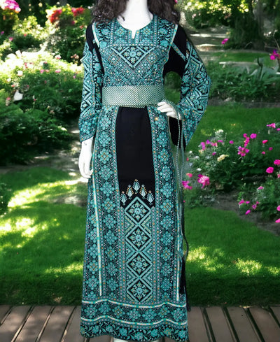 Hebron Elegance - High Quality Embroidered Palestinian style Thobe - JPK Traditions