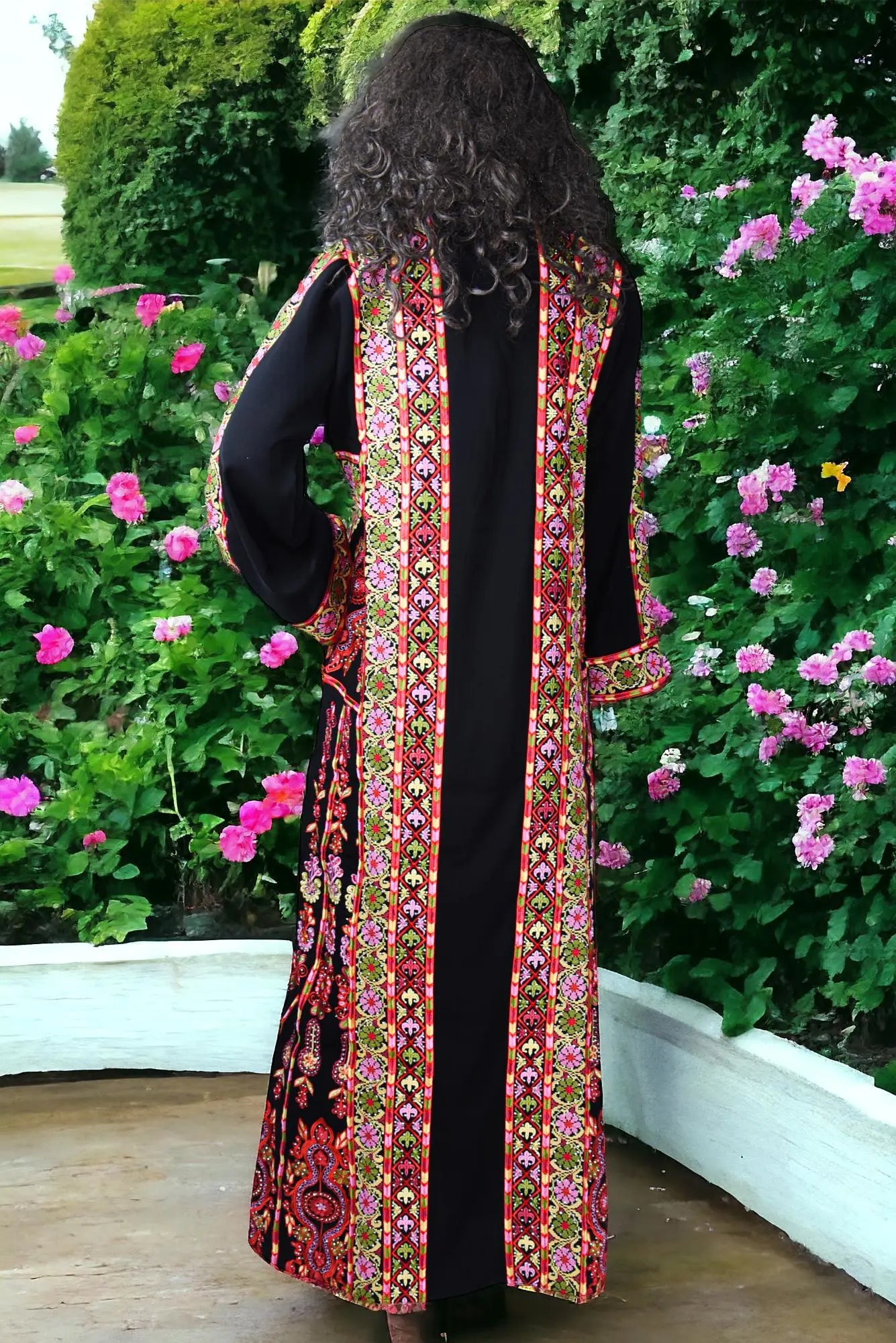 Jenin Nostalgia - Traditional Embroidered Palestinian style Thobe - JPK Traditions