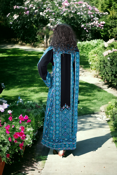 Hebron Elegance - High Quality Embroidered Palestinian style Thobe