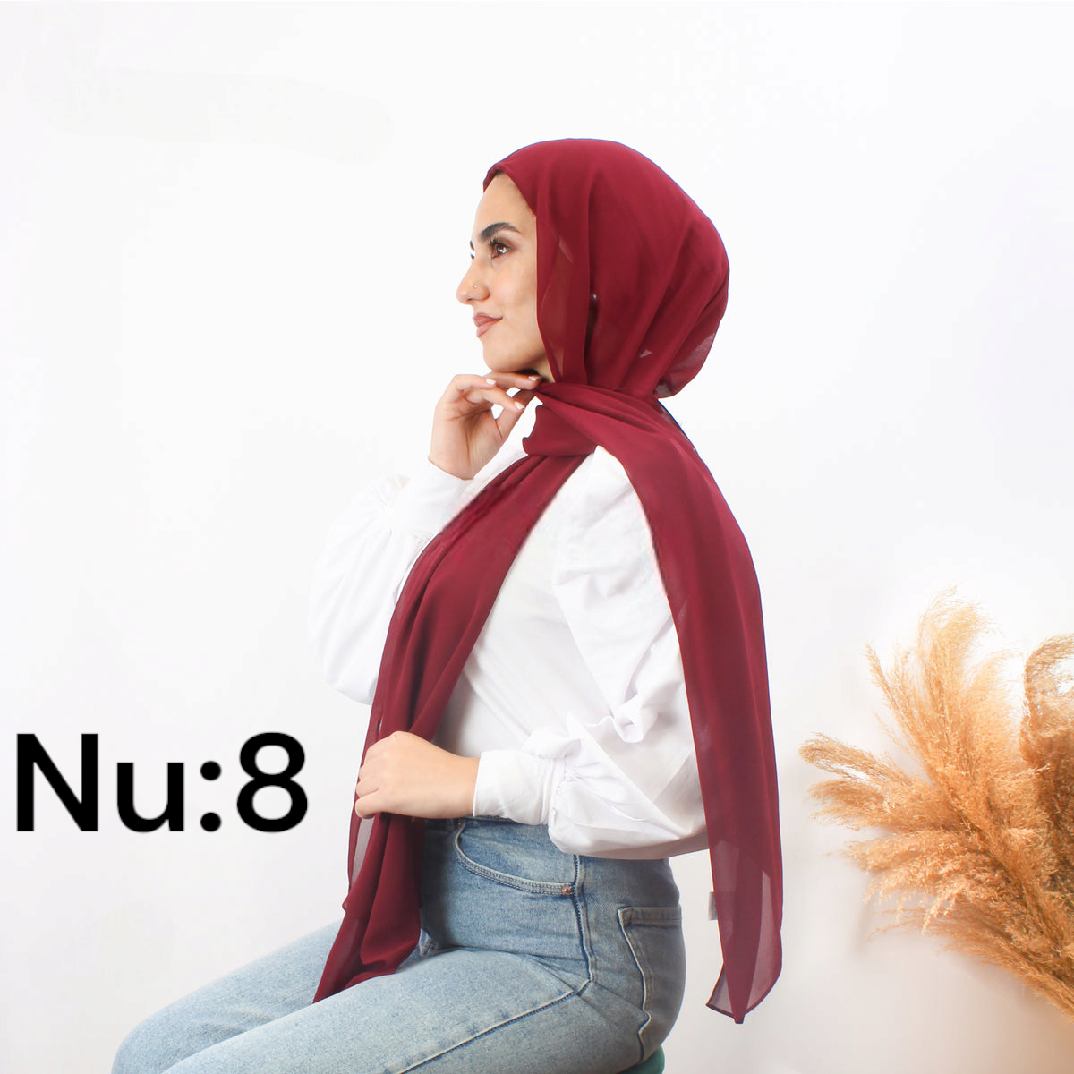 Chiffon Hijab With Cap - Hijab Package of 3 (Choose Any 3 Colors!)