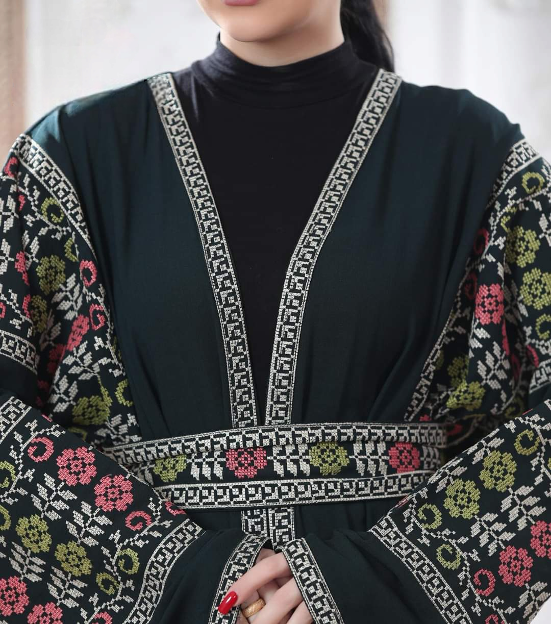 Pure Elegance - Palestinian style Abaya