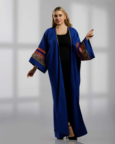 Ramadan Elegance -  Embroidered Palestinian style Abaya