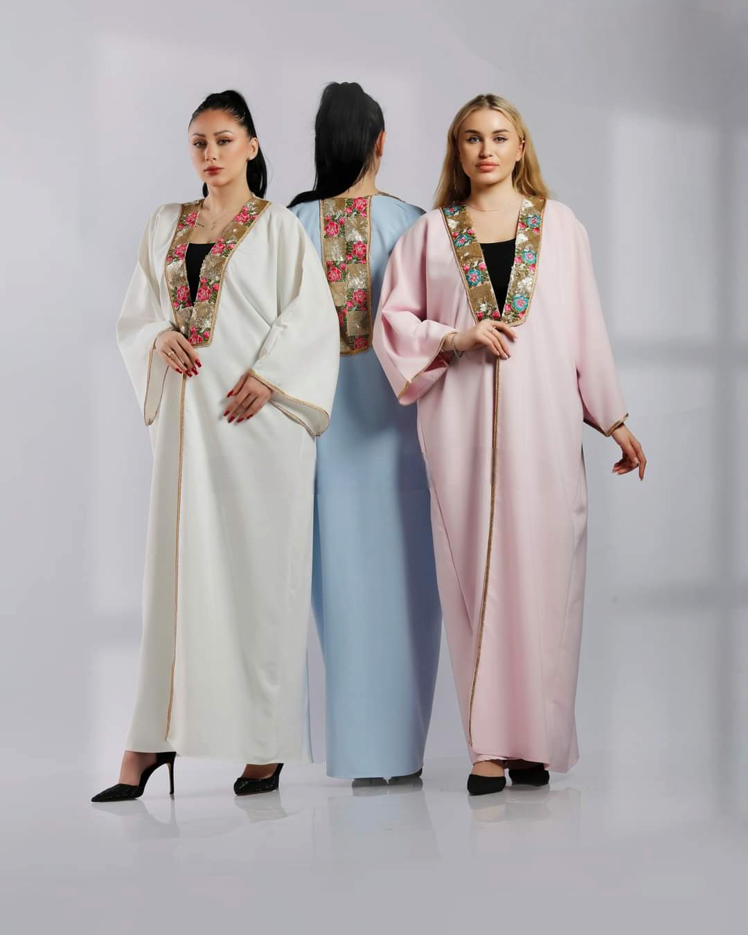 Ramadan Wonder -  Embroidered Palestinian style Bisht/Abaya