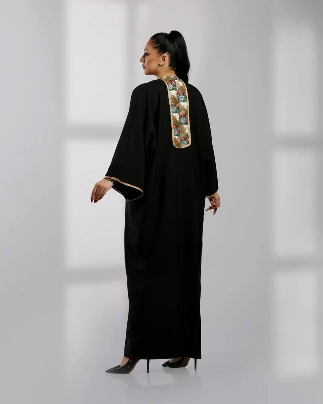 Ramadan Wonder -  Embroidered Palestinian style Bisht/Abaya