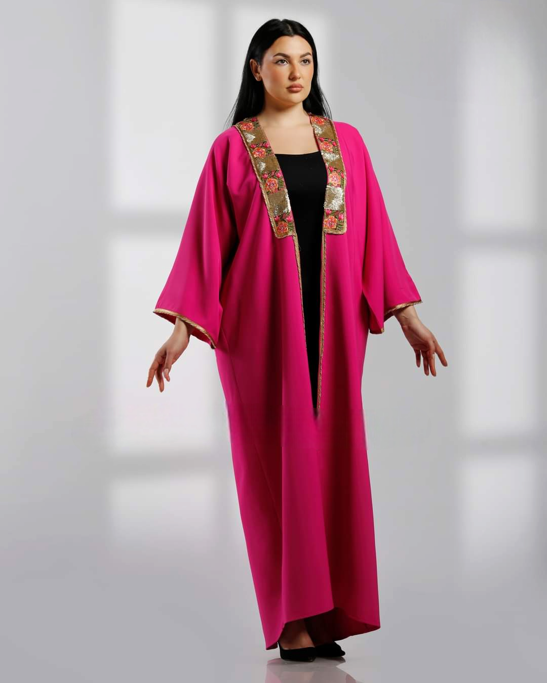 Ramadan Wonder -  Embroidered Palestinian style Bisht/Abaya