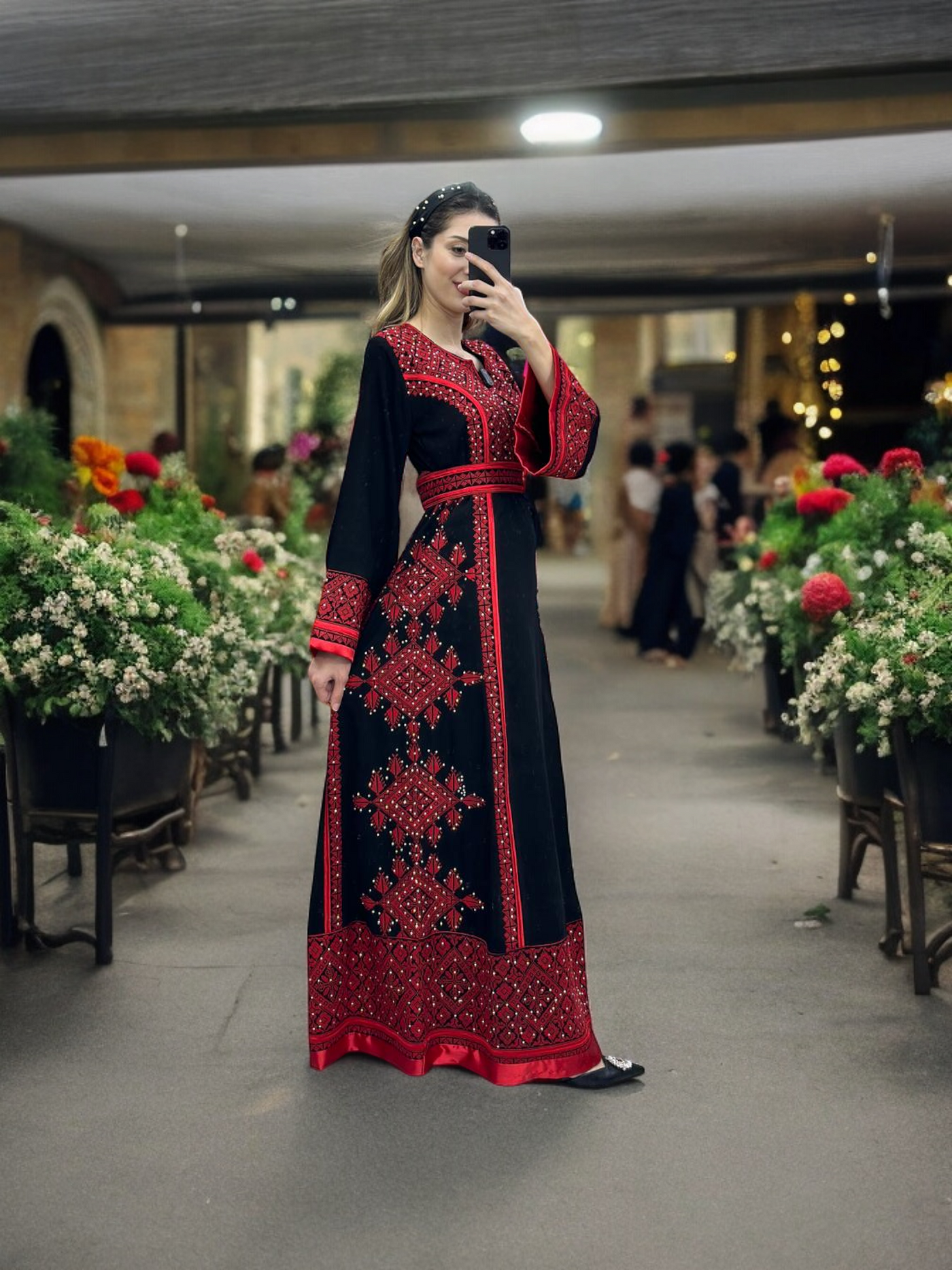 Beit Jala  Elegance - High Quality Traditional Embroidered Palestinian Thobe