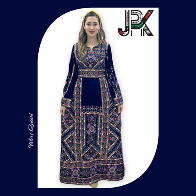 Velvet Queen - Very High Quality Emroidered Palestinian style Thobe