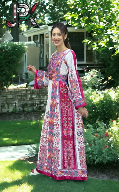 Malak - Very High Quality Traditional Embroidered Palestinian style Thobe