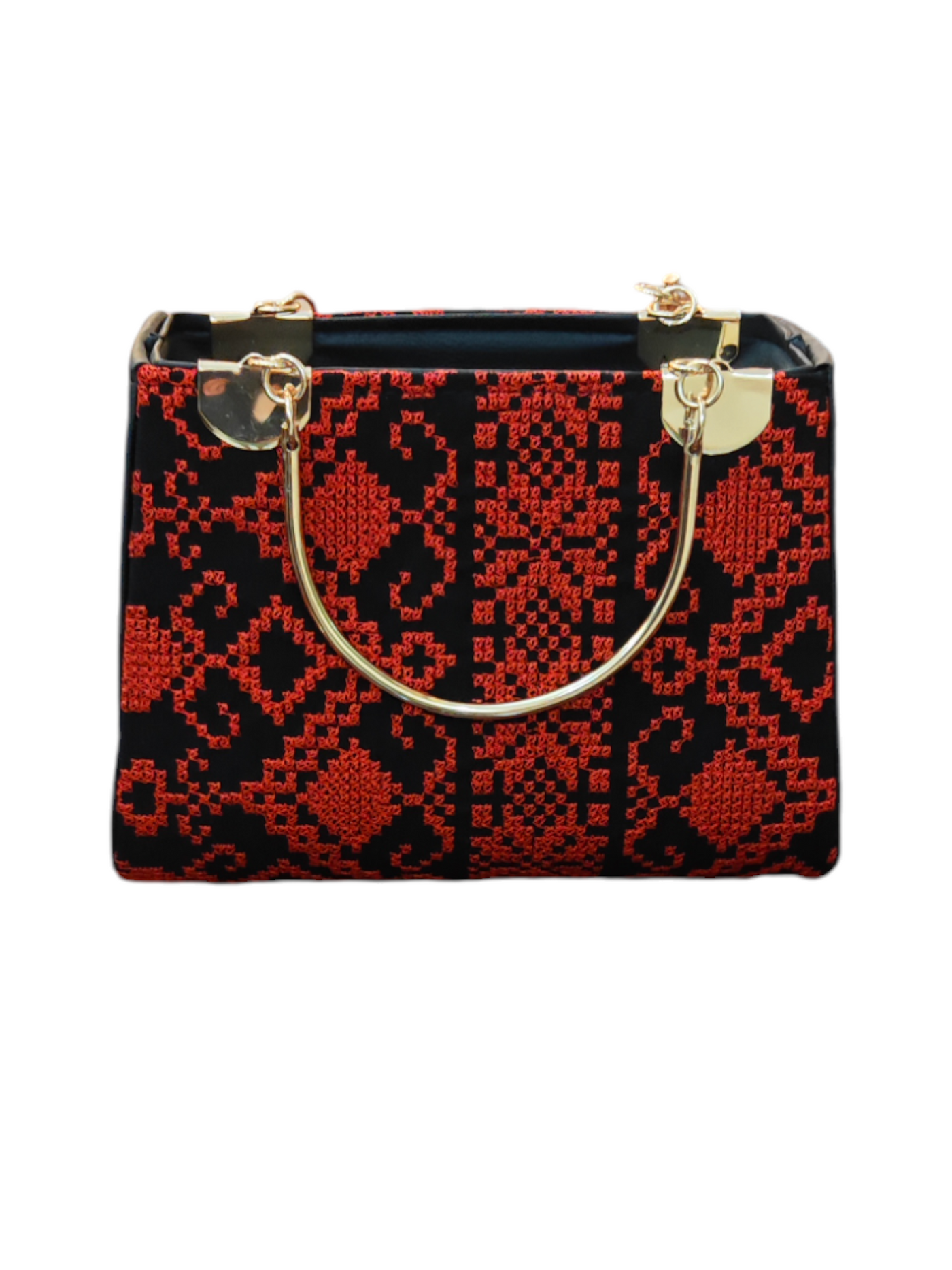 Red Traditional Embroidered Palestinian Purse