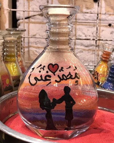 Customisable Handmade Sand bottle Art - JPK Traditions