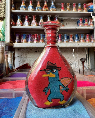 Customisable Handmade Sand bottle Cartoon-Anime Art - JPK Traditions