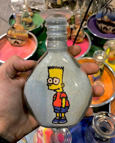 Customisable Handmade Sand bottle Cartoon-Anime Art - JPK Traditions