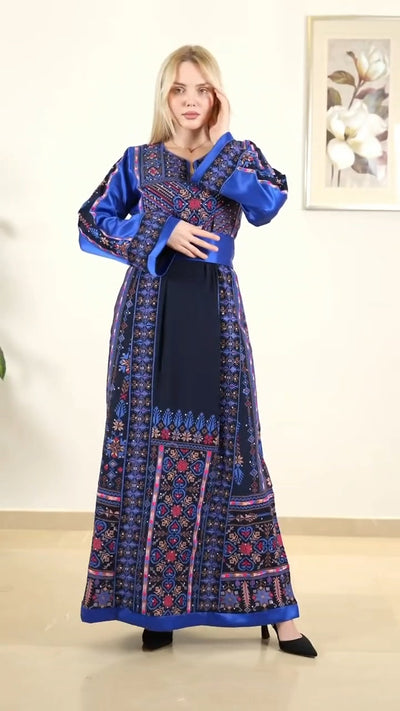 Special Limited Edition Thobe - High Quality Embroidered Palestinian Thobe for women