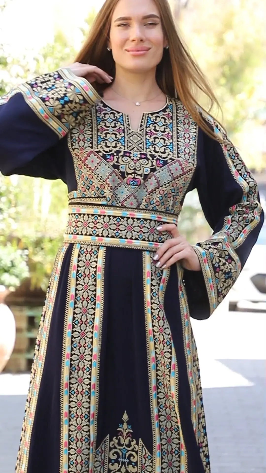 Treasure Of Silwan - High Quality Embroidered Palestinian Kaftan/Thobe - JPK Traditions