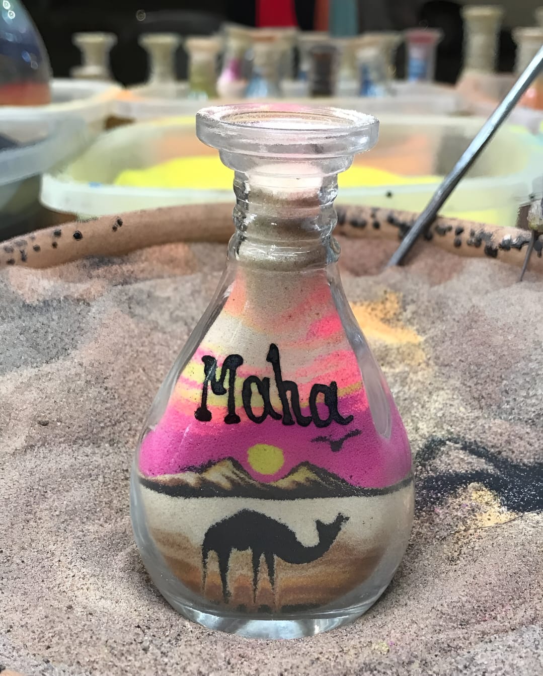 Customisable Handmade Sand bottle Art