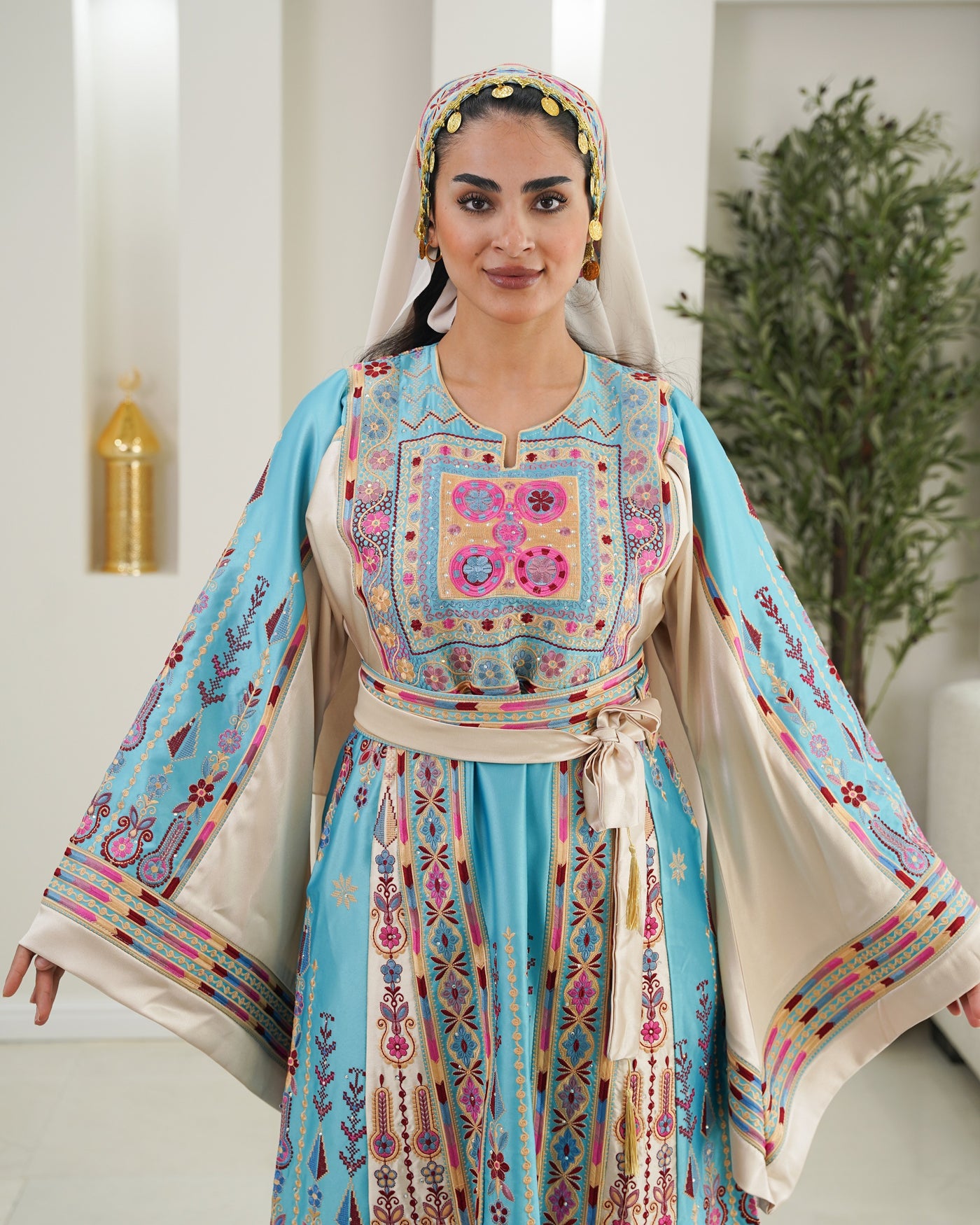Heritage Of Jerusalem - High Quality Embroidered Palestinian Thobe Dre ...