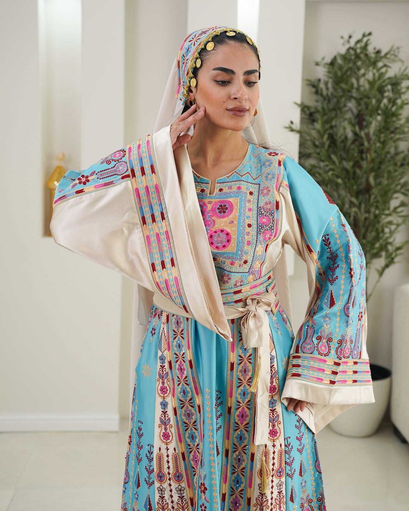 Heritage Of Jerusalem - High Quality Embroidered Palestinian Thobe Dre ...