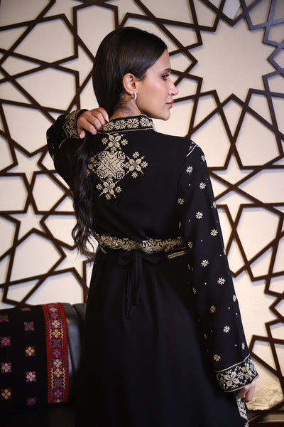 Gazan Kaftan - Embroidered Palestinian style kaftan