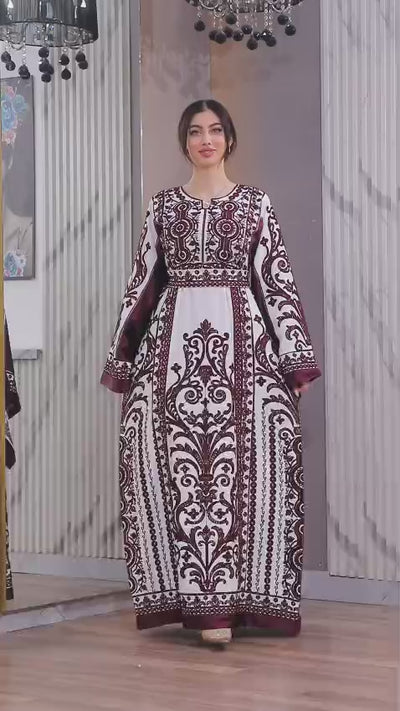 Blooms Of Beit Jala - High Quality Embroidered Palestinian style Thobe