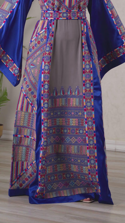 Crystal Of Ramallah - High Quality Traditional Embroidered Palestinian Thobe