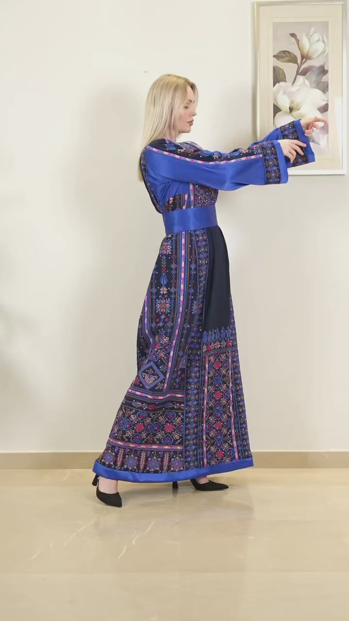 Special Limited Edition Thobe - High Quality Embroidered Palestinian Thobe for women