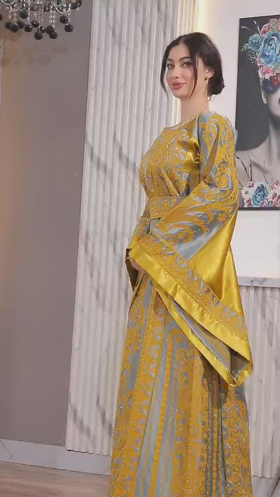 Blooms Of Beit Jala - High Quality Embroidered Palestinian style Thobe