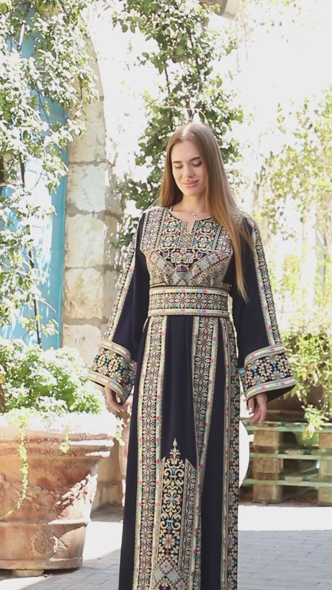 Treasure Of Silwan - High Quality Embroidered Palestinian Kaftan/Thobe