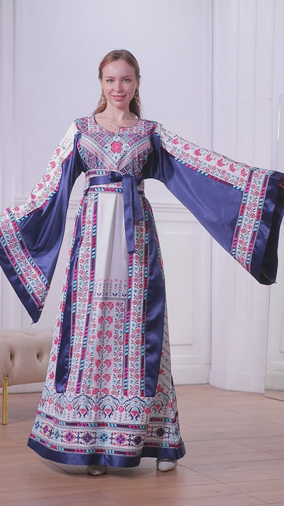 Ramallah Threads - High Quality Embroidered Palestinian style Thobe