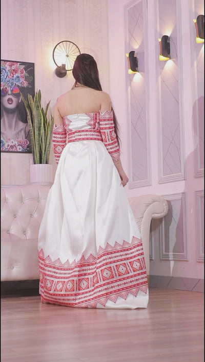 Ray Of Nablus - High Quality Traditional Embroidered Palestinian Dress
