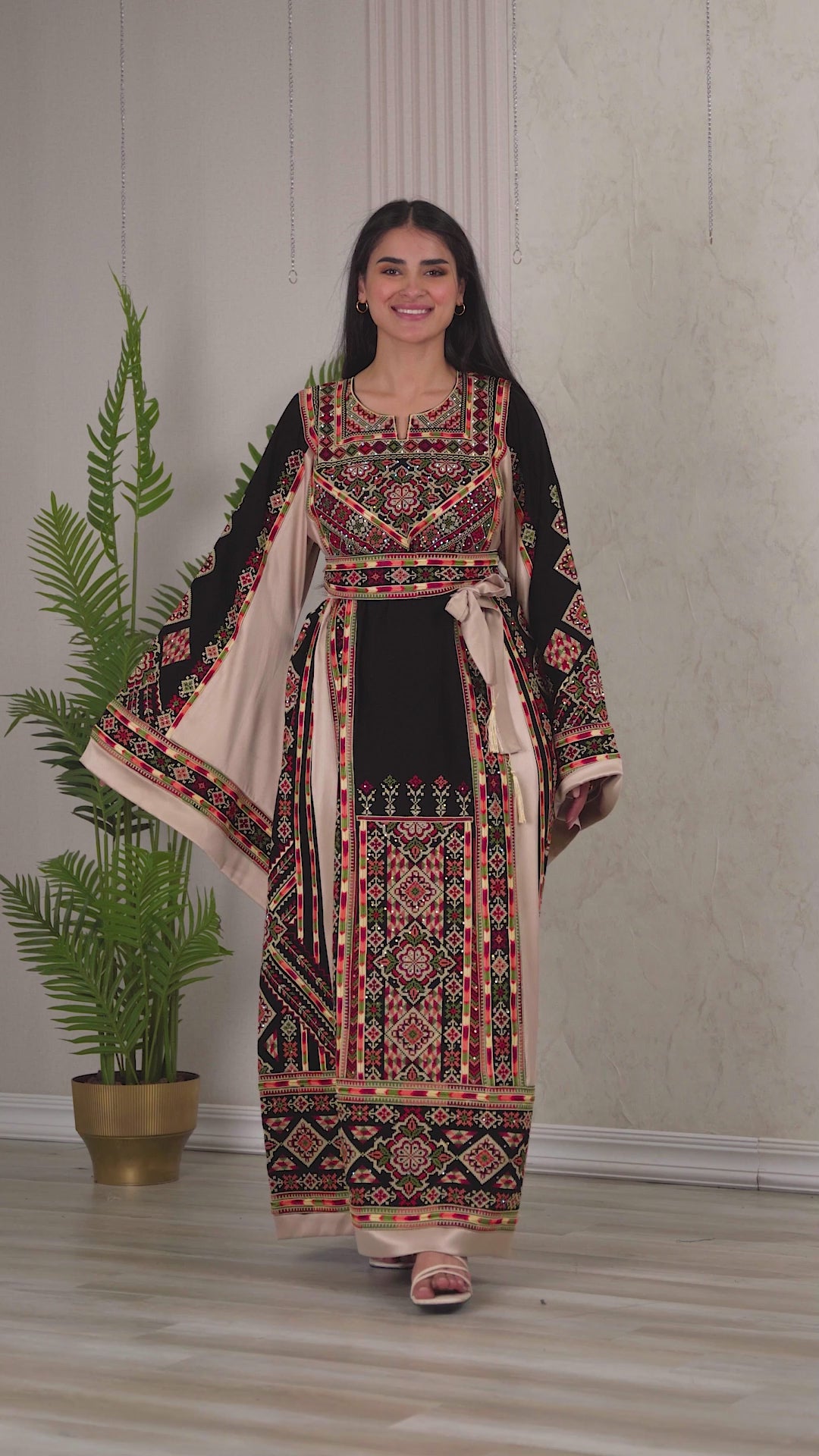Crystal Of Hebron - High Quality Traditional Embroidered Palestinian Thobe