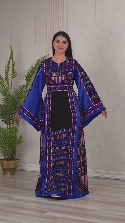 Crystal Of Ramallah - High Quality Traditional Embroidered Palestinian Thobe