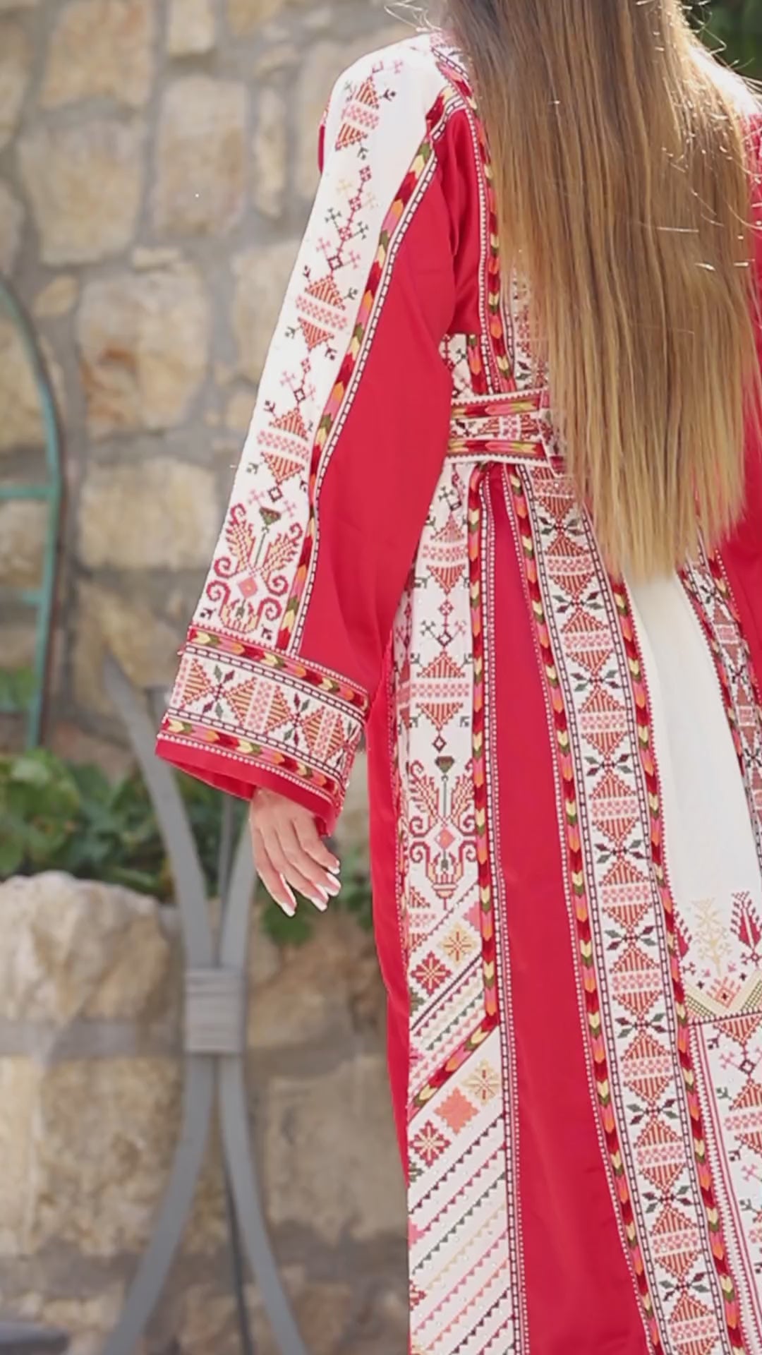 Treasure Of Yafa - High Quality Embroidered Palestinian Kaftan/Thobe