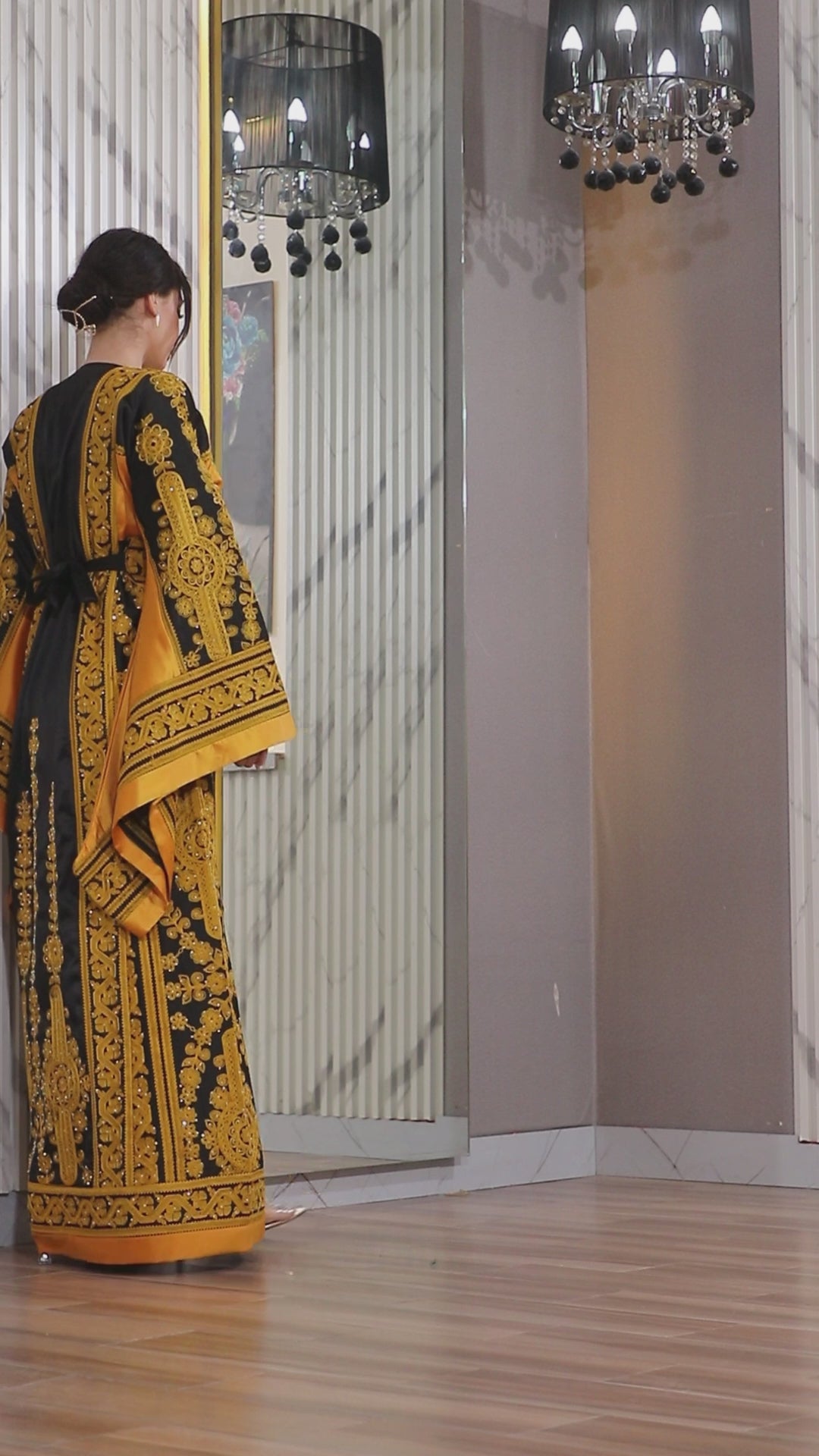 Blooms Of Nablus - High Quality Embroidered Palestinian style Thobe