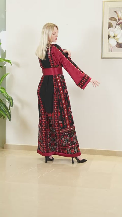 Special Limited Edition Thobe - High Quality Embroidered Palestinian Thobe for women