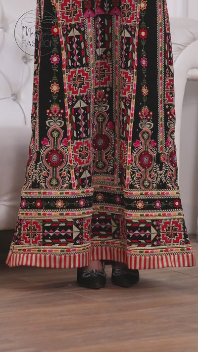 Jerusalem Angel - Traditional Embroidered Palestinian style Thobe