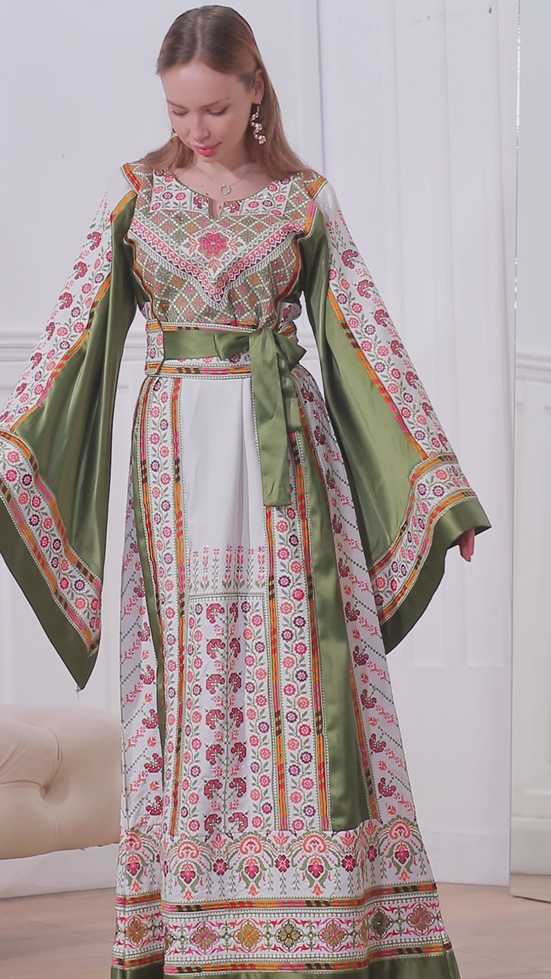 Ramallah Threads - High Quality Embroidered Palestinian style Thobe