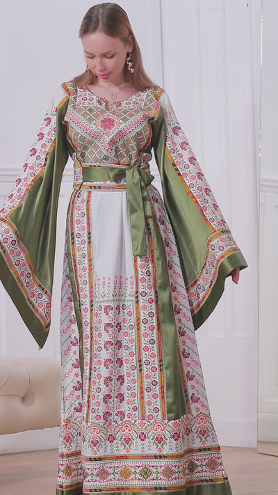 Ramallah Threads - High Quality Embroidered Palestinian style Thobe